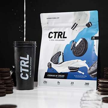 CTRL Meal Replacement Shake - Cookies N’ Cream Delight, 23g Protein