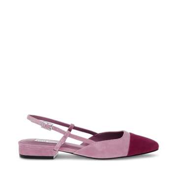 Steve Madden Women's Belinda Mule, Pink Suede, 6