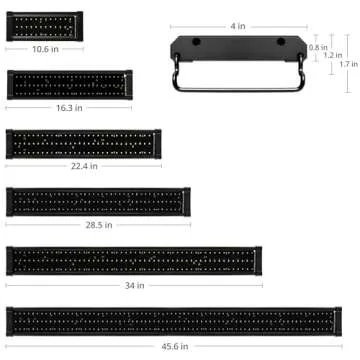 NICREW ClassicLED Plus LED Aquarium Light with Timer, 15 Watts, for 18 to 24 Inch Fish Tank Light, Daylight and Moonlight Cycle, Brightness Adjustable