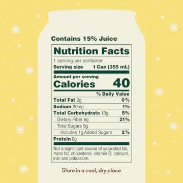 OLIPOP Prebiotic Soda Pop, Crisp Apple, Healthy Gut Drink, 12oz (12-Cans)