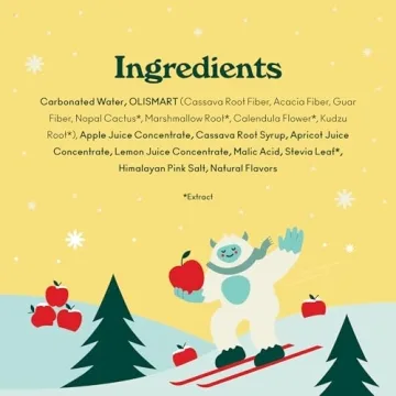 OLIPOP Prebiotic Soda, Crisp Apple for Digestive Health