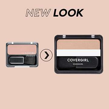 COVERGIRL - Cheekers Blush, Soft, blendable, lightweight formula, easy & natural look, 100% Cruelty-...