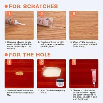 Wood Furniture Repair Kit - 18 Colors for Easy Touch Ups