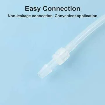 30pcs Luer Lock Adapter, Clear Female Luer Lock 1/4 Luer Lock Connector Kit Luer Connector