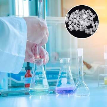 30pcs Luer Lock Adapter, Clear Female Luer Lock 1/4 Luer Lock Connector Kit Luer Connector