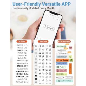 Makeid L1 Portable Wireless Label Maker for All