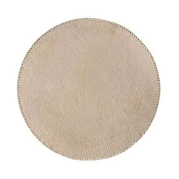 Tov Furniture Celeste 15" Wide Gold and Pale Satin Ribbed Round Side Table