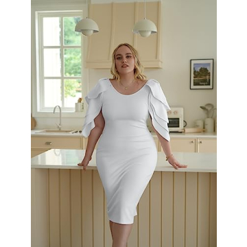 Elegant Ruffle Off The Shoulder Cocktail Dress