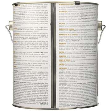 RUST-OLEUM 3551 Stain Killer Primer/Sealer, Oil-Based, Gallon, 1 gal, White