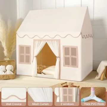 Magical Senodeer Kids Play Tent with Lights & Mat