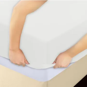 Utopia Fitted Sheet - Soft White Microfiber, Deep Pocket & Easy Care