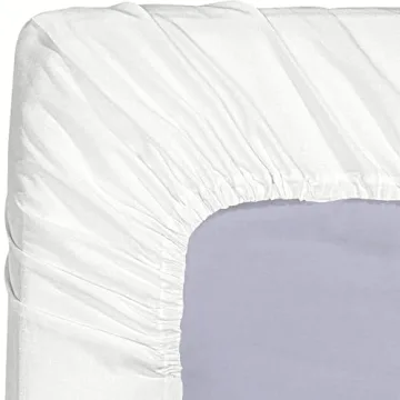 Utopia Fitted Sheet - Soft White Microfiber, Deep Pocket & Easy Care