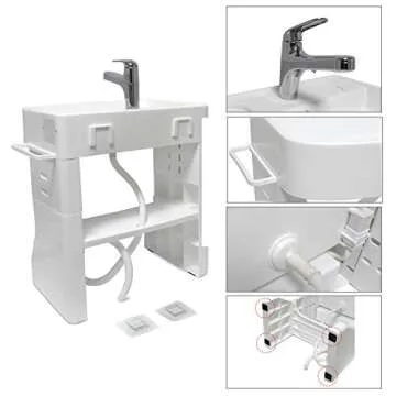 HTTMT Portable Wash Basin for Kids & Toddlers