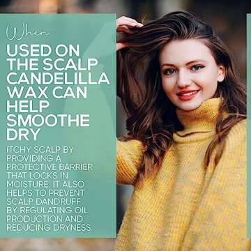 Candelilla Wax Pellets 8 oz. 100% Pure Natual Food Grade Vegan Wax For DYI Lip Balm, Soap and Candle Making, Creams and Lotions. Great For Skin, Face, and Hair applications. Beeswax Alternative