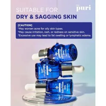 100% Volufiline Serum Skincare – Advanced Firming & Lifting Facial Ampoule from France Sederma, Intense Hydration & Skin Rejuvenation for Youthful, Perfect for Layering & DIY, 0.33 fl.oz (10ml)