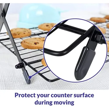 Stylish Collapsible 4-Tier Cooling Rack by Geesta