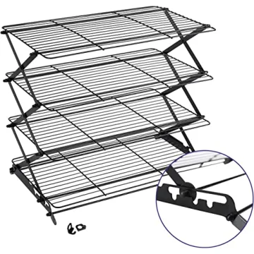 Stylish Collapsible 4-Tier Cooling Rack by Geesta