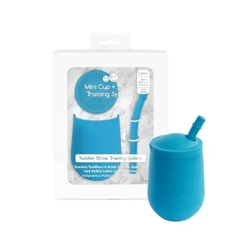 ezpz Mini Cup + Straw Training System - Designed by Feeding Experts for Infants
