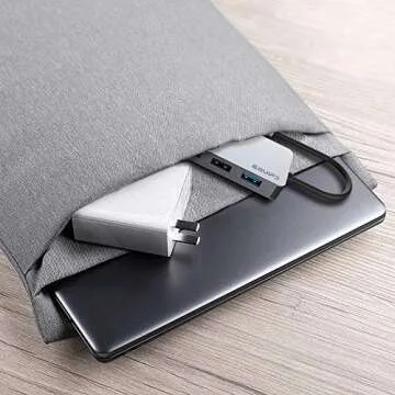 EQUIPD USB C Hub, 7-in-1 USB C adapter,4K USB C to HDMI, 100W Power Delivery, Dual Card Reader, one USB 3.0 Ports, two USB 2.0 ports for MacBook Pro(Thunderbolt 3) 2017/2018, XPS, Chromebook, iPad Pro