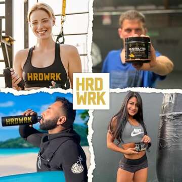 HRDWRK Electrolytes Powder - Sugar Free Maximum Hydration