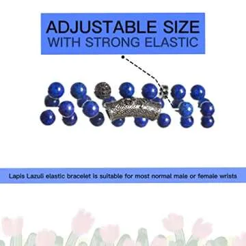 Lapis Lazuli Bracelet - Handmade Healing Crystal Gift