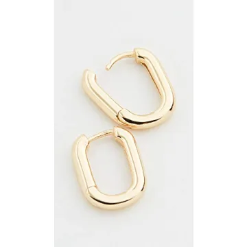 Elegant SHASHI Women's Cosmo Huggies in Gold