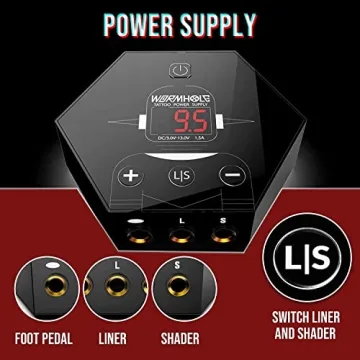 Wormhole Tattoo Machine Kit with 20 Cartridge Needles