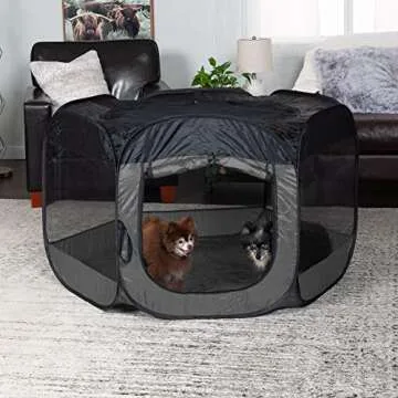 Furhaven Portable Pet Playpen Tent for Indoor Outdoor Fun