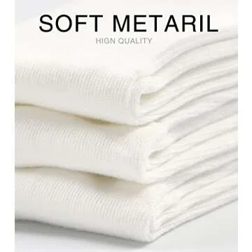 DOKUTOKU 3-12 Pack Womens Dress Socks Size 6-9 LightWeight Thin Casual Crew Calf Socks (HYJ2408-6 3B...