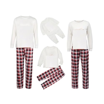 Awoscut Christmas Family Matching Pajamas - Holiday Nightwear Set for All Ages