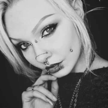 PunkTracker 20G Nose Rings with Chains - Stylish & Safe