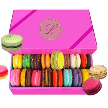 Leilalove Macarons - Elegant Gift Box of 15
