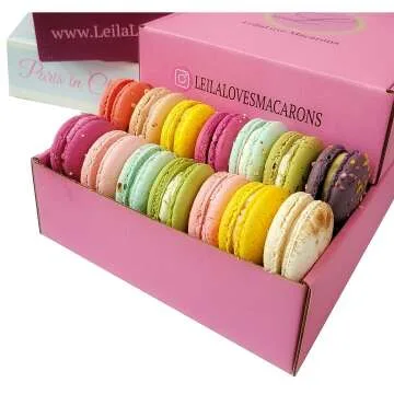 Leilalove Macarons - Elegant Gift Box of 15