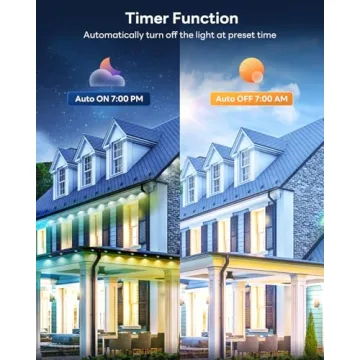 Pak Permanent Outdoor Lights - 50FT Smart RGB+IC LED Outdoor Lighting