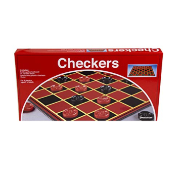 Pressman Checkers Classic Game with Folding Board