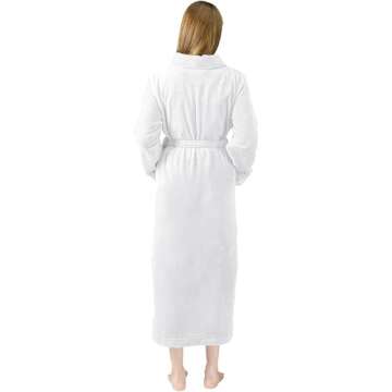 NY Threads Premium Plush Women's Fleece Bathrobe