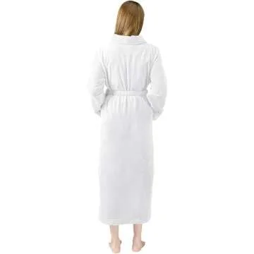 NY Threads Premium Plush Women's Fleece Bathrobe