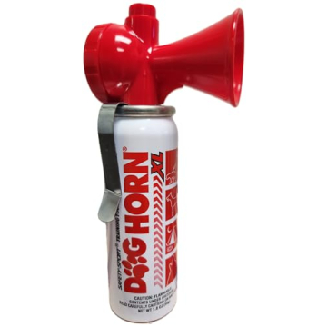 Dog Horn XL – Air Horn for Dogs. Stop Aggressive Dogs, Scare Coyotes, Bear, & Other Wild Animals! ...
