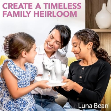 Luna Bean Family Hand Casting Kit for Unique Memories