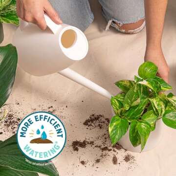 Back to the Roots 100% Organic Indoor Potting Mix (6 Quart), Promotes Healthy Houseplant Growth, Made in The USA