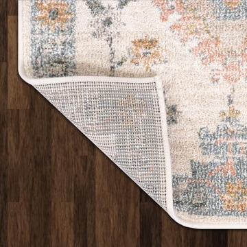 Simply Southern Cottage Southern Heritage - 5'3" x 7' Rectangle in Multicolor, Floral Traditional Area Rug, Soft, Durable, Easy to Clean, Stain-Resistant, Indoor Home Room Decor