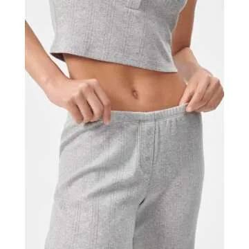 Florence by millsWomensCozy Crush Sweet Pointelle PantHeather GreyMedium