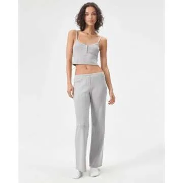 Florence by millsWomensCozy Crush Sweet Pointelle PantHeather GreyMedium