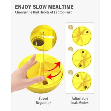 Aluckmao Dog Treat Toy - Interactive Dog Toys for Boredom and Stimulating, Food Enrichment Toys for Dogs Mental Stimulation (Busy)