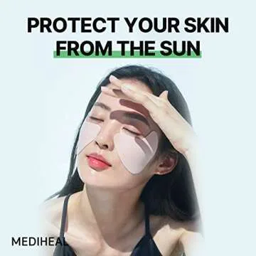 Mediheal Golf Outdoor Wide Protection Sun Patch (4 Sets) for UV Care - Soothing Moisture Sun Patch for Sensitive Skin