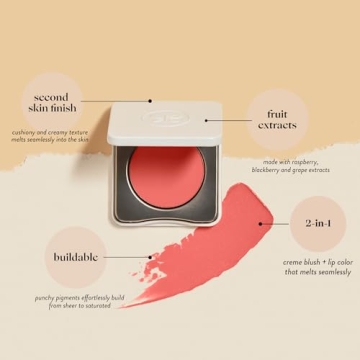 Honest Beauty 2-in-1 Cream Blush and Lip Color for All