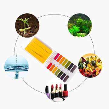 Litmus pH Test Strips ph Paper| (pH 1-14),3 Packs of 240 Strips. Bonus 1 x 0.2ml Plastic Eye Dropper， Test and Track Your Water, Diet, Pool, Aquarium and Soil