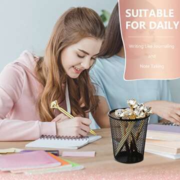 Elegant Leinuosen Diamond Pens - 50 Pcs Bulk Set