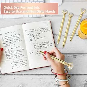 Elegant Leinuosen Diamond Pens - 50 Pcs Bulk Set