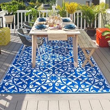 Fab Habitat Outdoor Rug - Waterproof, Eco-Friendly, Stylish